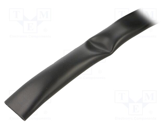 Protective tube; Mat: PVC; black; -20÷105°C; Øint: 19.05mm