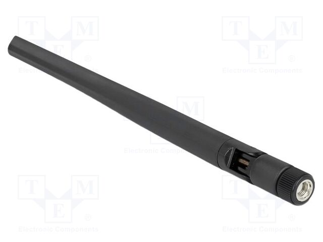Antenna; inner,WiFi; black; RP-SMA; screw-in; male; 50Ω; 5dBi