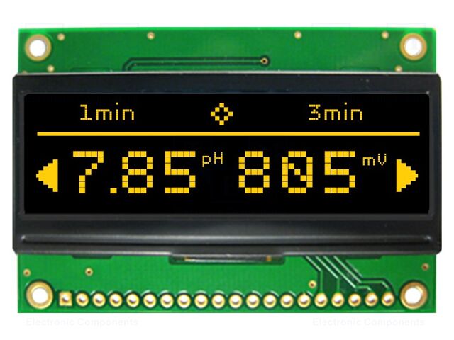 Display: OLED; matrix; 128x32; Dim: 63.2x43.1x6mm; 1x20; -40÷85°C
