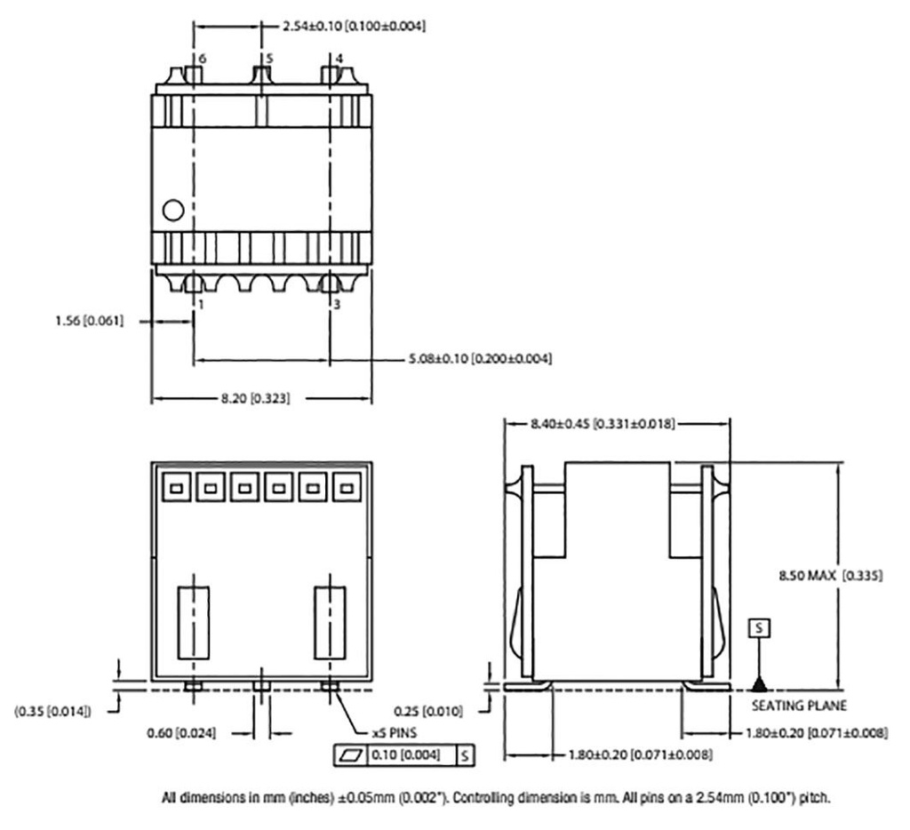 Converter: DC/DC; 2W; Uin: 2.97÷3.63V; Uout: 5VDC; Iout: 400mA; SMD
