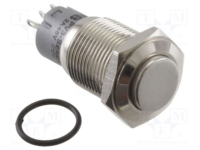 Switch: vandal resistant; Pos: 2; SPDT; 2A/48VDC; IP40; ON-(ON)