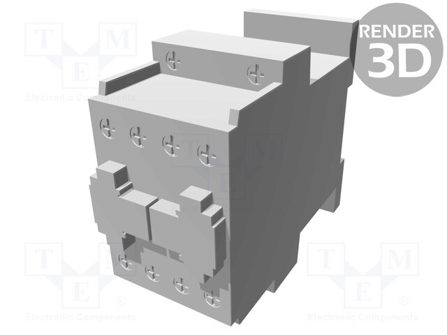 Contactor: 3-pole; NO x3; Auxiliary contacts: NC; 110VDC; 9A; DIN