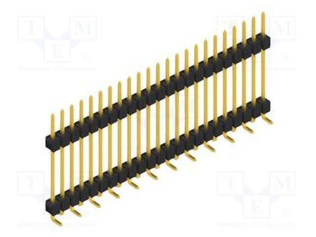 Connector: pin strips; pin header; male; PIN: 23; 2.54mm; SMT; 1x23