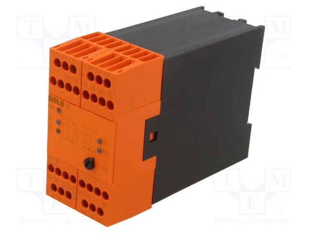 Automation module: safety relay; 24VDC; for DIN rail mounting