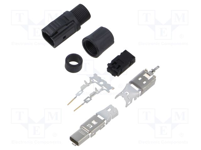 Connector: Single Pair Ethernet; plug; male; PIN: 2