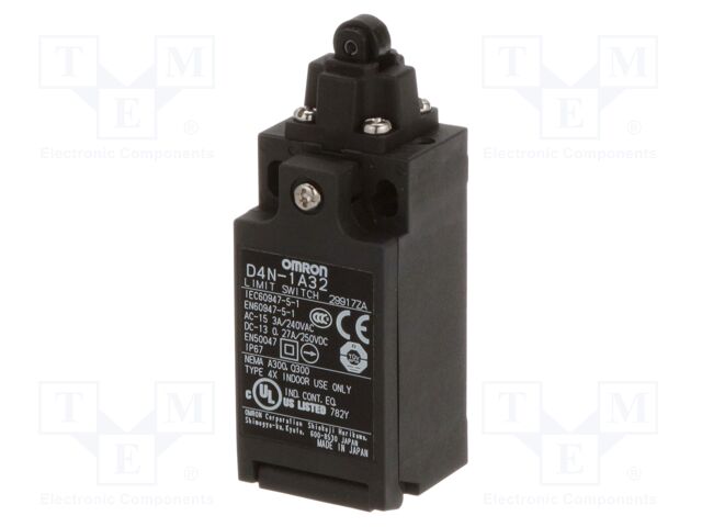 Limit switch; plastic roller; 10A; max.240VAC; max.250VDC; G 1/2"