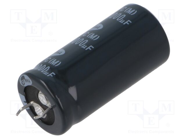 Capacitor: electrolytic; SNAP-IN; 10000uF; 35VDC; Ø22x45mm; ±20%