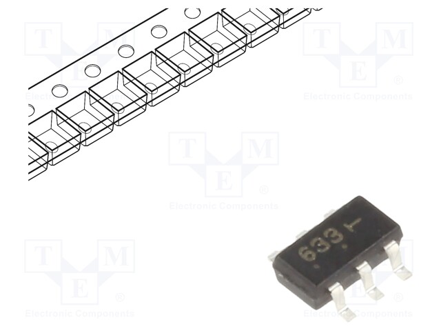 Diode: diode arrays; 6V; 225mW; SC74; Features: ESD protection