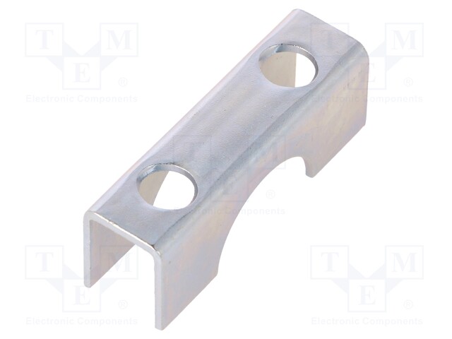 Mounting coupler; steel; zinc; Application: u-bolt