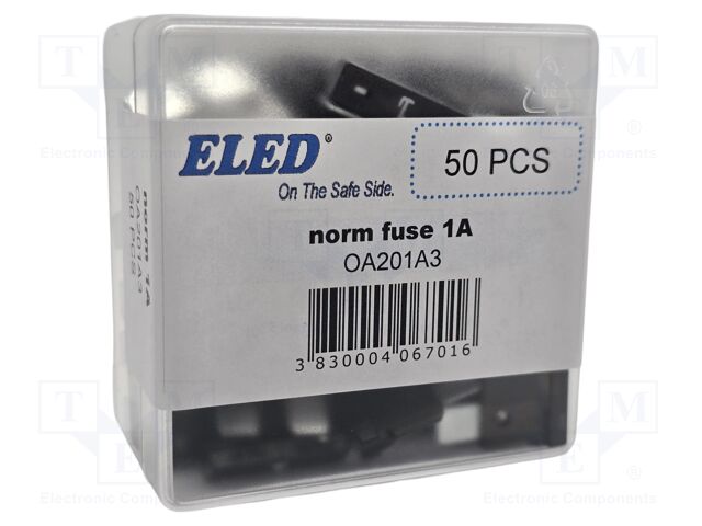 Fuse: fuse; 1A; 32VDC; automotive; 19.2mm