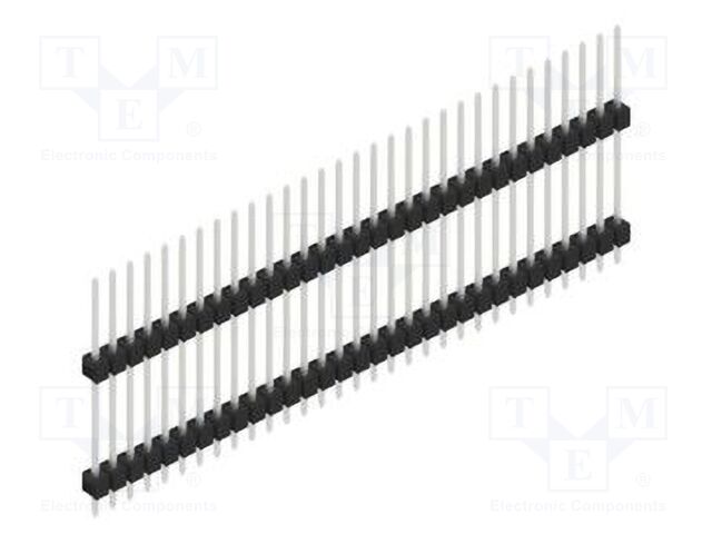 Connector: pin strips; pin header; male; PIN: 31; 2.54mm; THT; 1x31