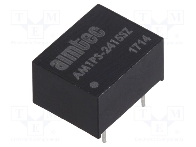Converter: DC/DC; 1W; Uin: 21.6÷26.4V; 15VDC; Iout: 67mA; DIP8; 1.8g