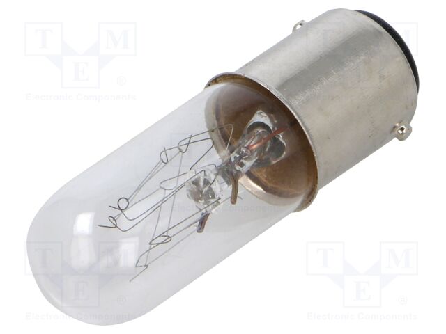 Filament lamp: bayonet; BA15D; warm white; 230VAC; 7W