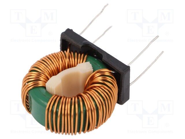 Inductor: wire; THT; 10mH; 5A; 40mΩ; 230VAC; 12.7x15mm; -20÷+50%