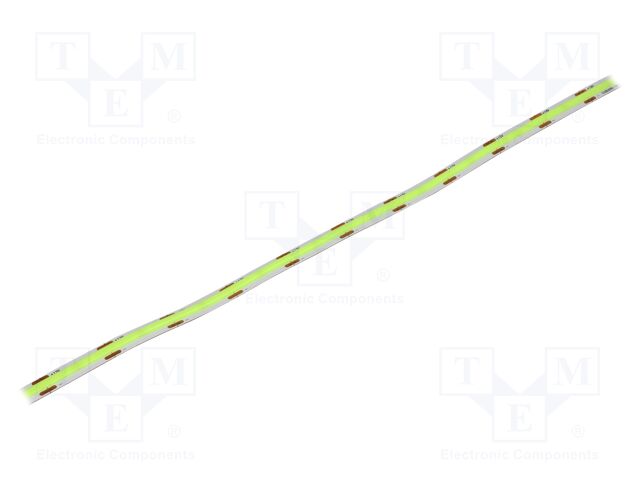 COB LED tape; green; LED/m: 320; 8mm; IP20; 180°; 8W/m; Thk: 2.2mm