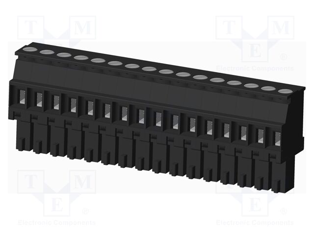 Connector: pluggable terminal block; plug; female; angled 90°