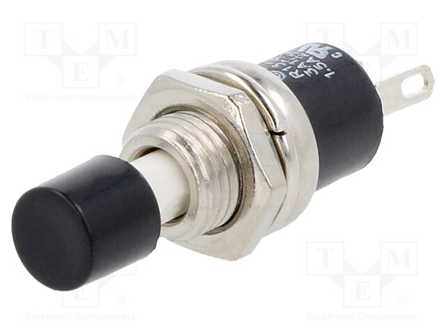 Switch: push-button; Pos: 2; SPST-NO; 1.5A/250VDC; OFF-(ON)