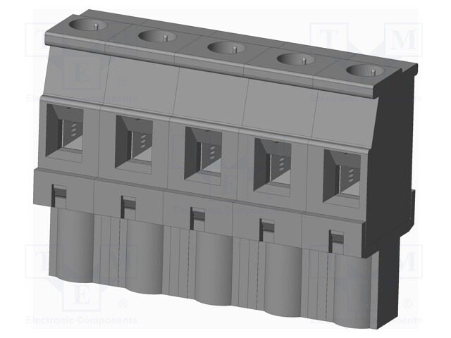 Connector: pluggable terminal block; plug; female; angled 90°