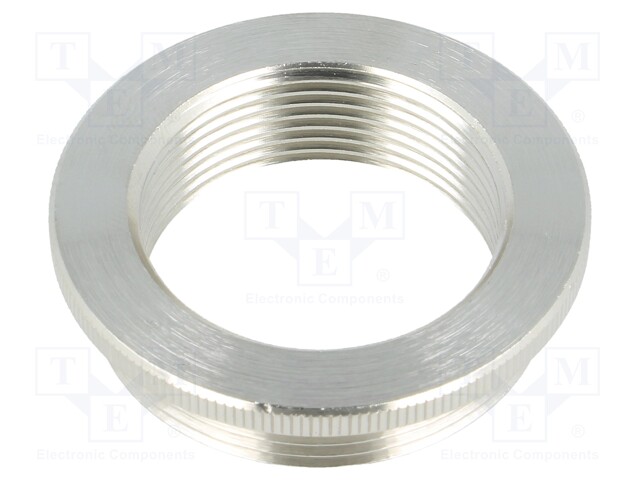 Reduction of threads for glands; Int.thread: M32; brass; nickel
