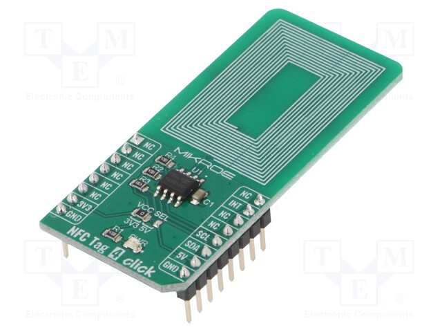 Click board; RFID; I2C; ST25DV16K; mikroBUS connector; 3.3/5VDC