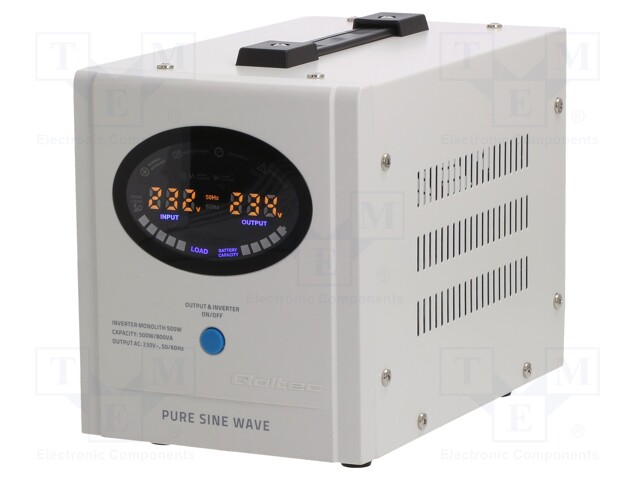 Power supply: emergency supply system; 230x145x180mm; 6.5kg