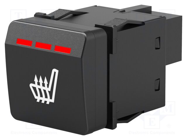 Switch: push-button; Pos: 2; SPST-NO; 0.05A/12VDC; OFF-(ON); 09