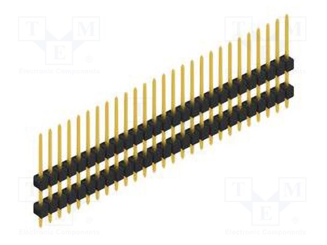 Connector: pin strips; pin header; male; PIN: 27; 2.54mm; THT; 1x27