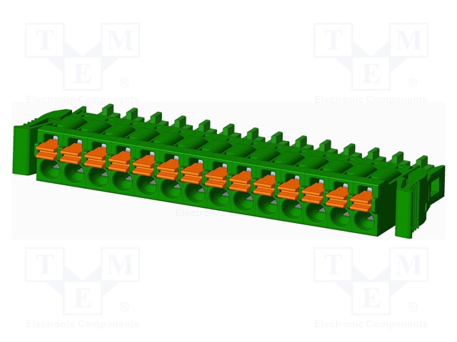 Connector: pluggable terminal block; plug; female; straight; 5.5A