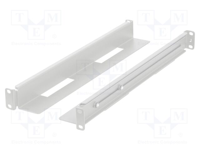 Mounting rail; grey; Standard: 19"