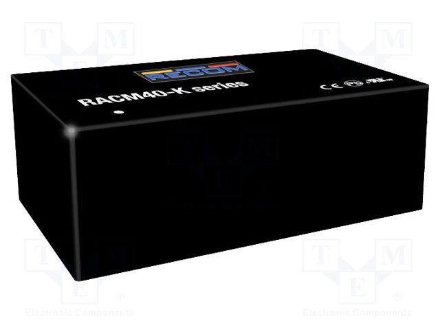 Power supply: switched-mode; open; 40W; 120÷370VDC; 80÷264VAC