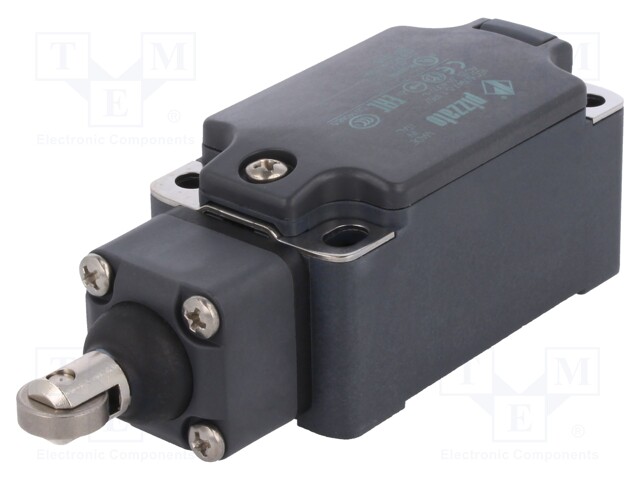 Limit switch; rubber seal,steel roller Ø13mm; NO + NC; 10A; IP67