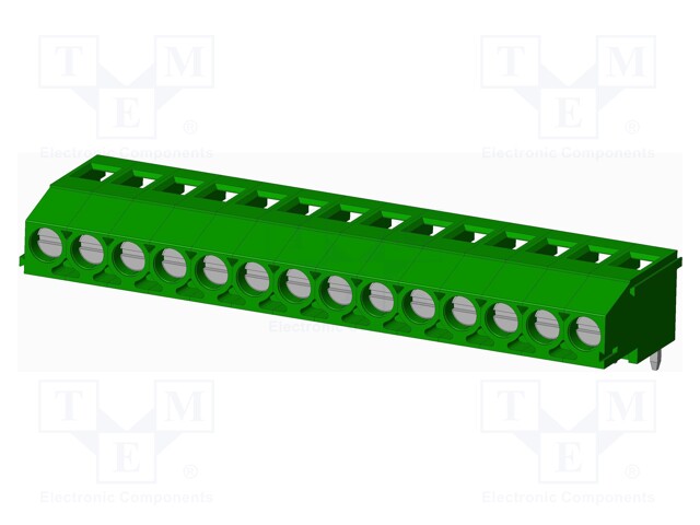 Connector: PCB terminal block; terminal; Plating: tinned; on PCBs