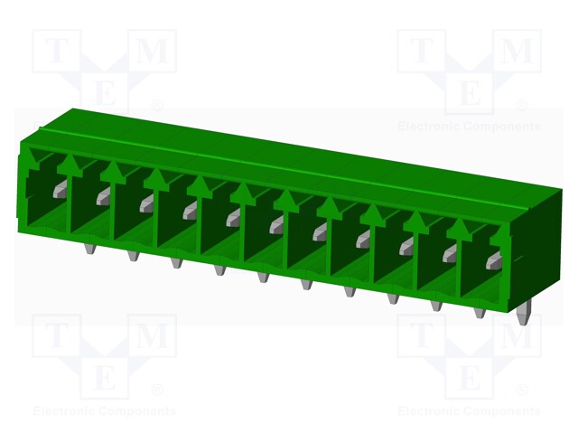Connector: pluggable terminal block; socket; male; angled 90°