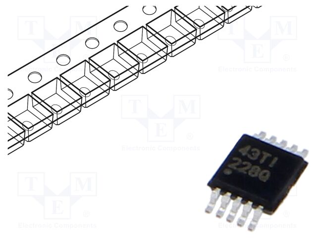IC: instrumentation amplifier; VSSOP10; Features: 20bit ADC
