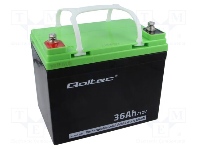 Re-battery: acid-lead; 12V; 36Ah; AGM; maintenance-free