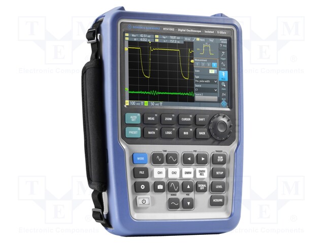 Mixed signal scopemeter; Band: ≤100MHz; Channels: 2; 500kpts; IP51