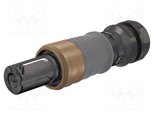 Connector: AC supply; screw terminal (AxiClamp); female; 16BL