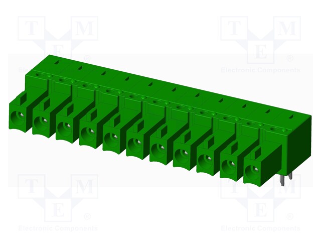 Connector: pluggable terminal block; socket; female; angled 90°