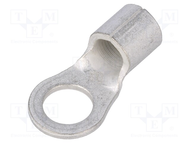 Ring terminal; M10; 16.8÷26.7mm2; crimped; for cable; tinned; 4AWG
