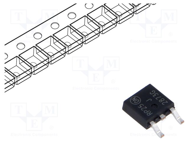 Transistor: NPN; bipolar; 50V; 2A; 15W; TO252