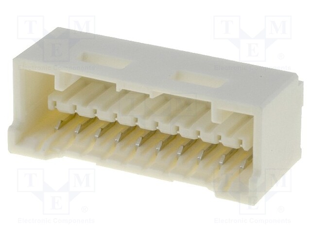 Socket; wire-board; male; CLIK-Mate; 1.5mm; PIN: 10; THT; PCB snap