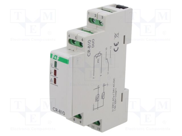 Motor breaker; 230VAC; for DIN rail mounting; 98x17.5x69mm