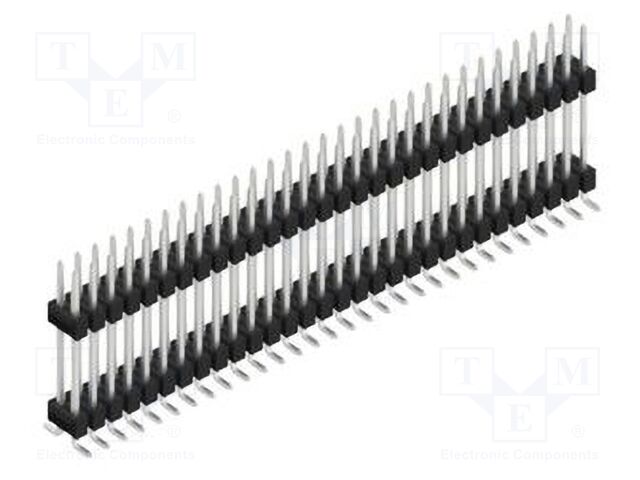 Connector: pin strips; pin header; male; PIN: 60; 2.54mm; SMT; 2x30