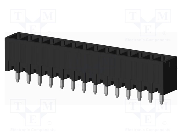 Connector: pluggable terminal block; socket; male; on PCBs