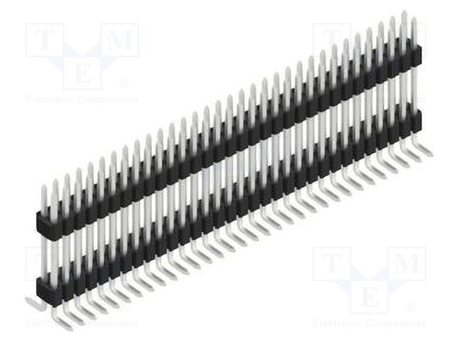 Connector: pin strips; pin header; male; PIN: 64; 1.27mm; SMT; 2x32