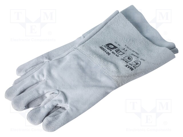 OSH: protective gloves; Mat: leather; Size: 10