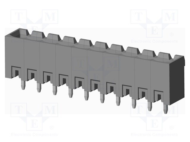 Connector: pluggable terminal block; socket; male; on PCBs