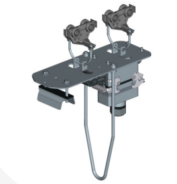 TROLLEY WITH SOCKET PLUG 24 POLES SADDLE 68MM LINE 41