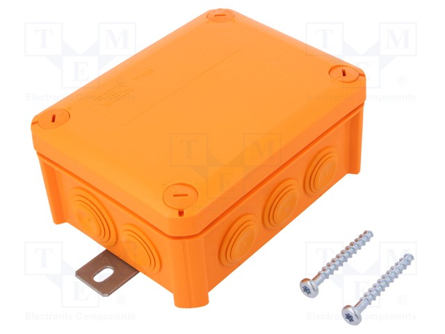 Enclosure: junction box; X: 116mm; Y: 150mm; Z: 67mm; polypropylene