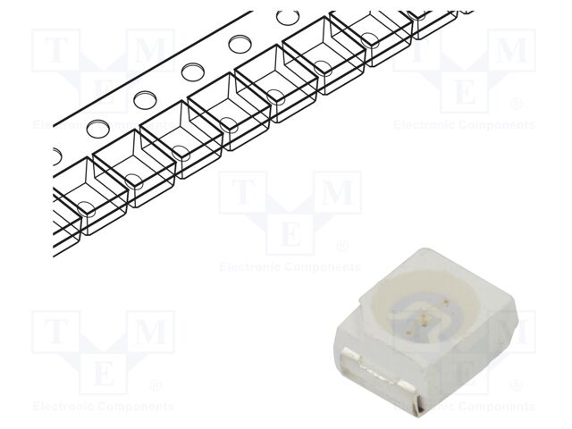 LED; UV; 3528; 120°; 100mA; 390÷400nm; 3.1÷3.6VDC; SMD; Front: flat